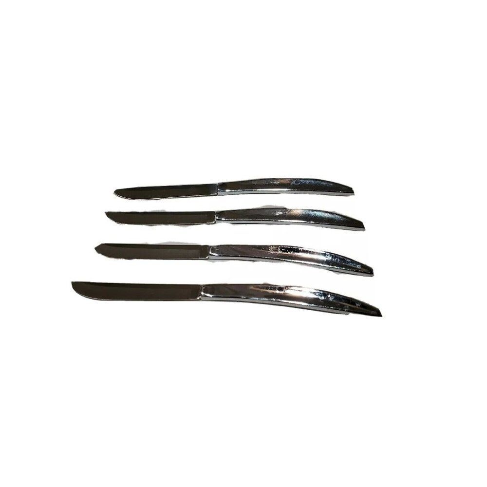 4 Steak Knives Carvel Hall USA 440 Stainless Steel 8 3/4" USA Lot Set Vintage
